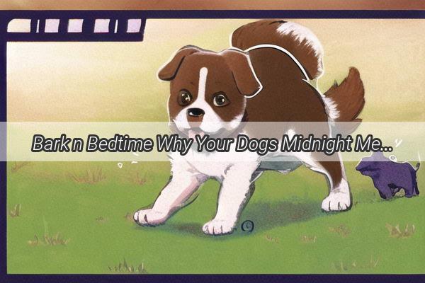 Bark n Bedtime Why Your Dogs Midnight Melodies Might Just Be the Sound of Sweet Dreams